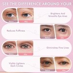 Hydrogel Eye Mask Manufacturer - Private Label Rose Pink Vegan Retinol and Vitamin C Infused for Wrinkle Reduction