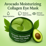 Eye Bag Mask Manufacturer - OEM Organic Nature Avocado Moisturizing Collagen for Hydrating and Soothing