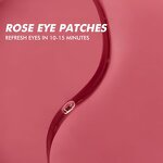 Sheet Eye Mask Manufacturer - OEM Rose Pink Hydrogel Vegan Collagen Vitamin C Hyaluronic Acid for Dark Circles