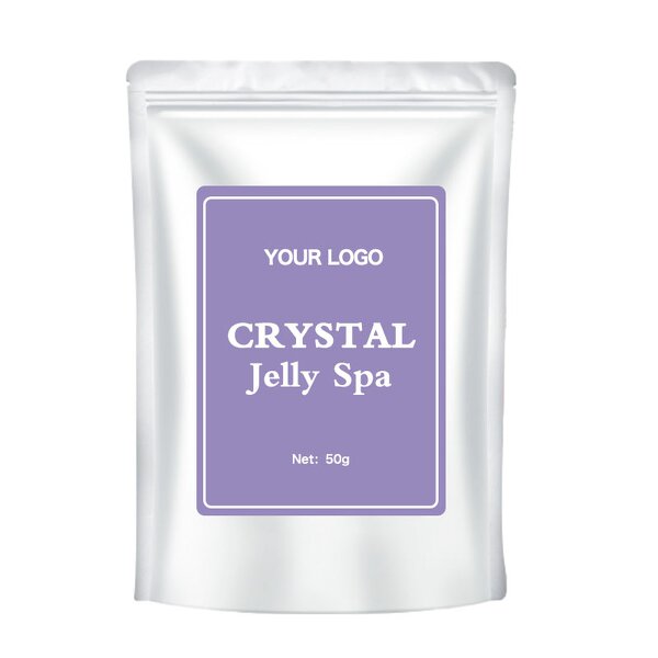 Foot Spa Powder Manufacturer - Wholesalers logo Private Herbal Powerful Whitening Pedicure Crystal Jelly Foot Bath
