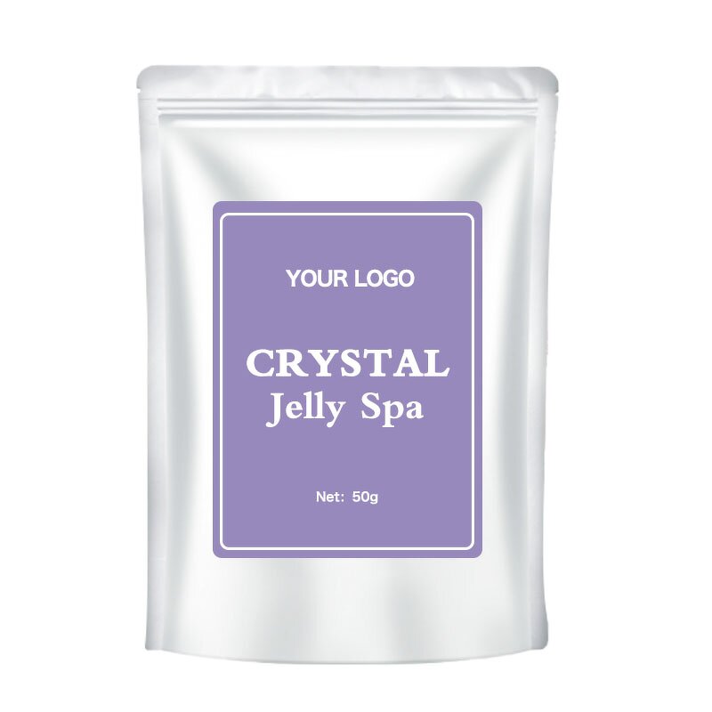 Foot Spa Powder Manufacturer - Wholesalers logo Private Herbal Powerful Whitening Pedicure Crystal Jelly Foot Bath