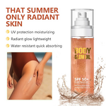 Custom SPF50 PA+++ Sun Protection Spray Moisturizes & Nourishes Brightens & Rejuvenates Skin Body Glow Oil