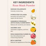 Face Mask Manufacturer - OEM Beauty and Cosmetics Anti Aging Rose Crystal Masque Gelée Poudre Collagen Hydro Jelly