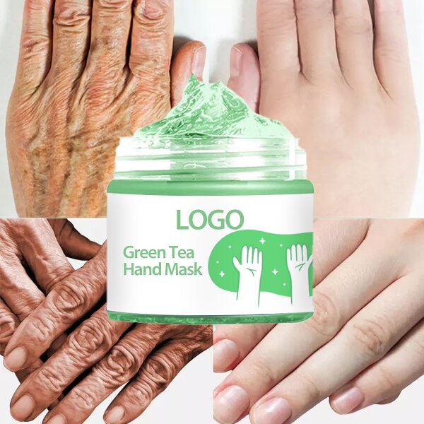 Foot Hand Cream Manufacturer - Lanthome Organic Vegan Green Tea Nourish Hand Mask Moisturizing Exfoliating Collagen