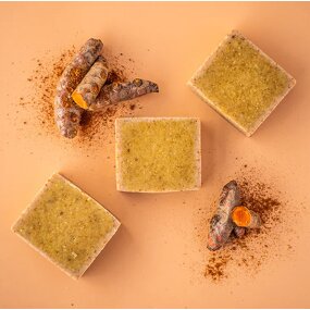 Soap Manufacturer - Private Label Handmade Organic Turmeric Kojic Acid Lemon for Skin Whitening