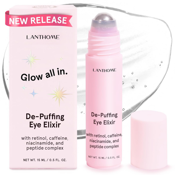 Under Eye Serum Manufacturer - Private Label Caffeine Retinol for Puffy Eye Bags Fine Lines with Eye Roller