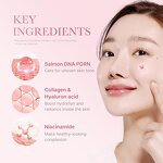 Face Cream Manufacturer - Private Label Pdrn Pink Peptide Collagen Salmon DNA Vitamin C Capsule Glow Moisturizing