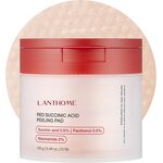 Facial Peeling Pads Manufacturer - Customized Logo Red Succinic Acid Panthenol for Exfoliating Breakout-Prone Skin