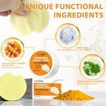 Face Cleanser Pad Manufacturer - Organic Turmeric Kojic Acid Private Label Wholesale Whitening Skin Cleansing Pads