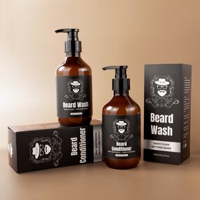 Beard Shampoo Set Manufacturer - Private Label Growth Mens Shampoo Conditioner Paraben Free