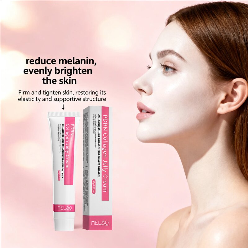 Face Cream Manufacturer - Private Label Hydrating Firming Salmon DNA PDRN Pink Collagen Jelly
