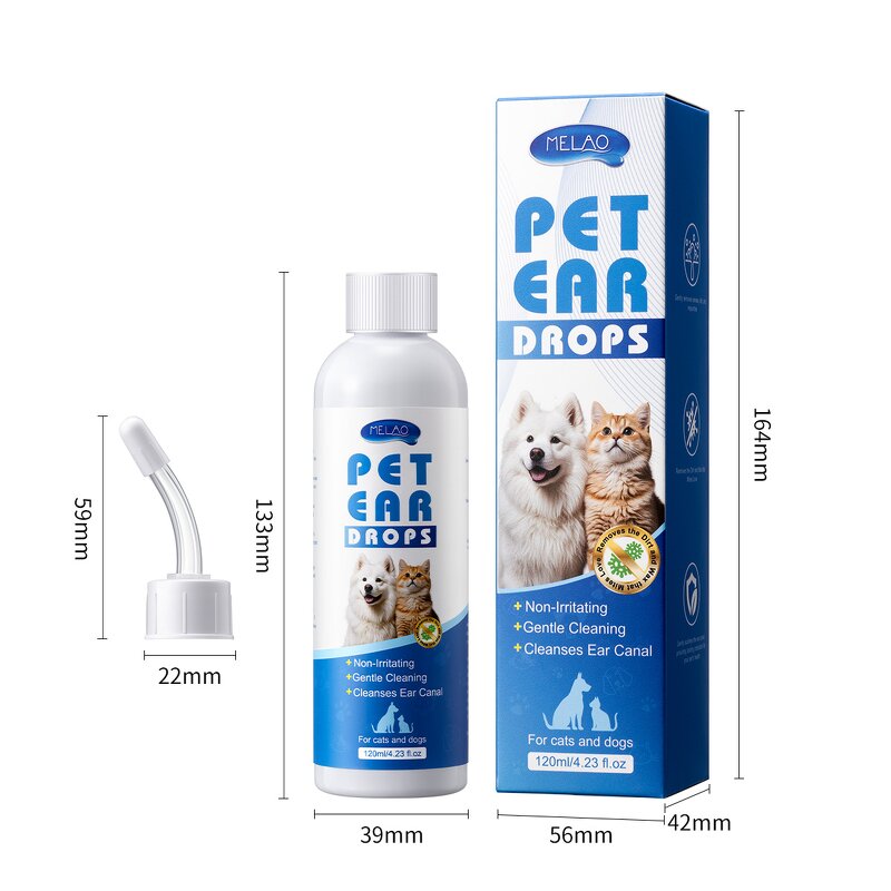 Ear Cleaner Manufacturer - Natural Gentle Cat Dog Ear Infection Treatment Soothing Drops