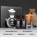 Beard Set Manufacturer - Custom Logo After Shave Growth Oil Serum Roller for Men Grooming