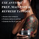 Tattoo Butter Manufacturer - Vegan Cruelty Free Shea Butter Coconut Oil for Healing New Old Tattoos