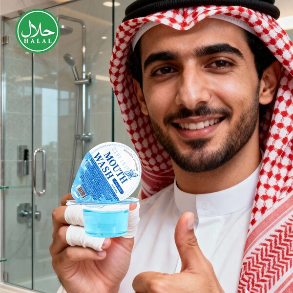 Mouthwash Manufacturer - Private Label Cool Mint Travel Size Capsule for Oral Care