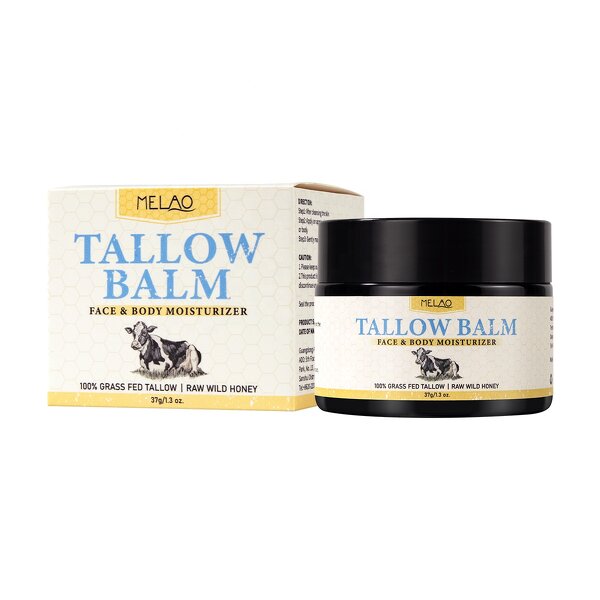 Beef Tallow Balm Manufacturer - Private Label Custom Logo Herb-Infused Honey Whipped Sample