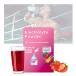Electrolyte Powder Manufacturer - Private Label Strawberry Lemonade Hydration Sticks Sugar Free