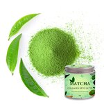 Matcha Powder Manufacturer - Private Label Collagen Green Tea Organic Customizable Green Tea Factory Supply