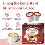 Mushroom Coffee Manufacturer - OEM Compatible Coffee Machine Focus Immune Support Capsule Mushroom Coffee