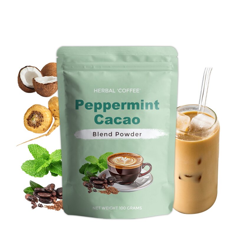 Superfood Latte Powder Manufacturer - Peppermint Cacao Blend Brain Boosting Superfood Private Label