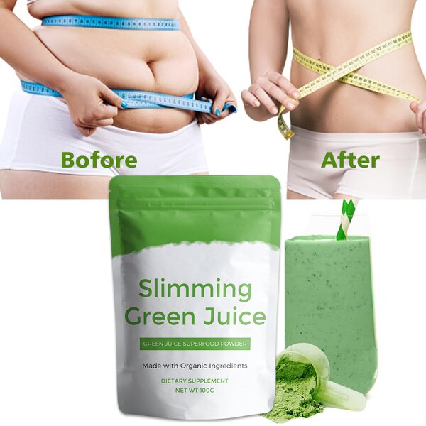 Health Drink Manufacturer - Private Brand Balanced Body Green Juice Superfood Green Apple Natural