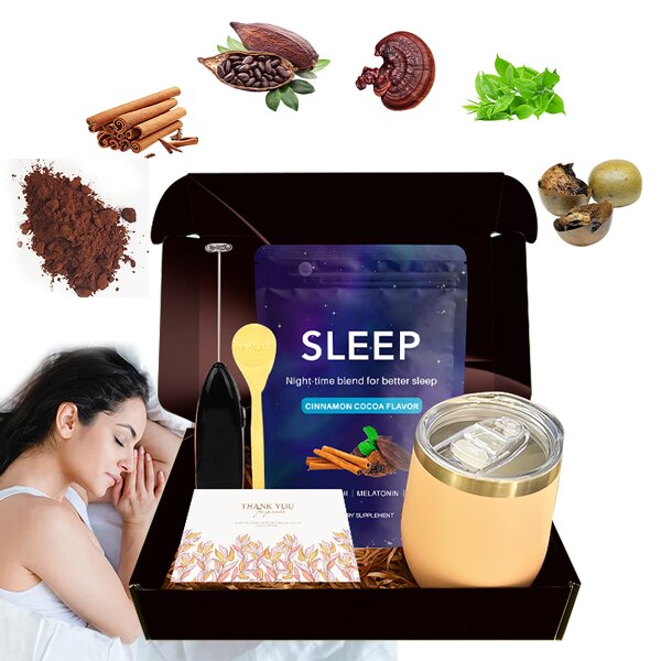 Sleep Drink Kit Manufacturer - OEM Private Label Vanilla Chai Raspberry Chocolate Sleep Drink Gift Kit