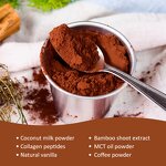 MCT Oil Powder Manufacturer - Private Label MCT Oil Coconut Bamboo Shoot Extract Vanilla Collagen Peptides
