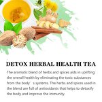 Detox Tea Manufacturer - Custom High Quality Tisane Moringa Lemon Grass Turmeric Spice Detox Tea