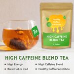 Herbal Tea Manufacturer - OEM Organic Black Tea Blend Yerba Mate Lemon Mango High Caffeine Energy