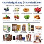 Sleep Supplement Manufacturer - OEM Natural Sleep Aid Magnesium Apigenin Nighttime Chocolate Flavored