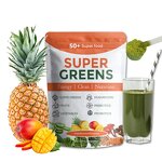 Superfood Powder Manufacturer - Private Label Super Greens Pineapple Mango Mushrooms Probiotics Fiber