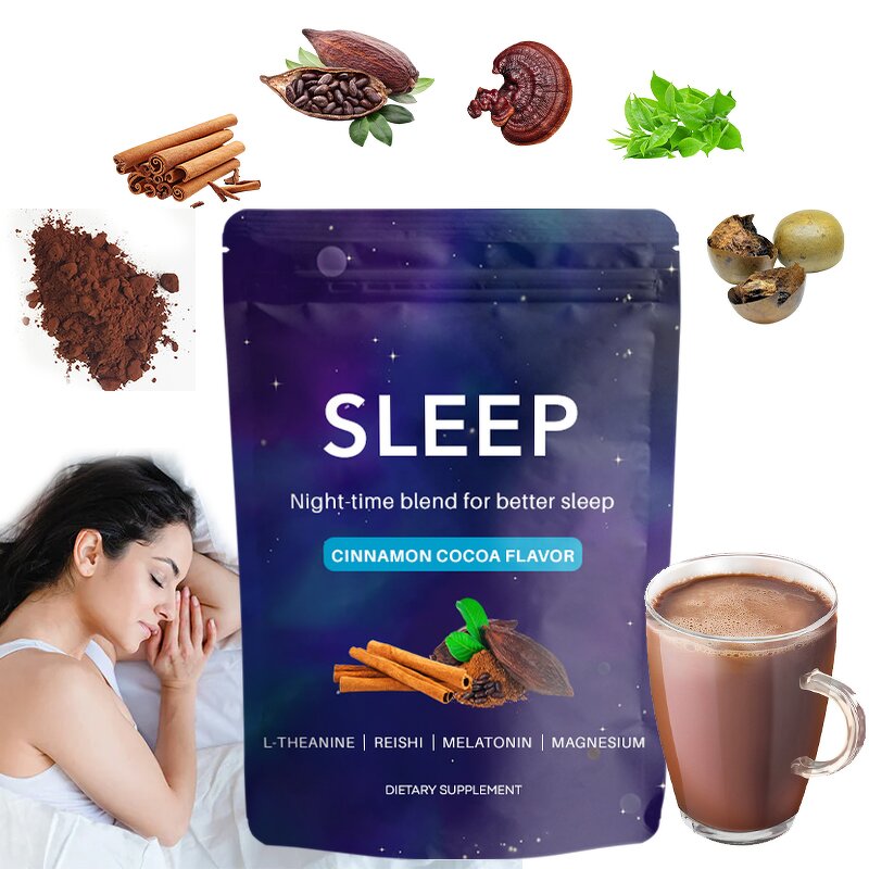 Hot Cocoa Drink Manufacturer - Custom Print Pouch Natural Sleep Aid Magnesium Calming Sleep