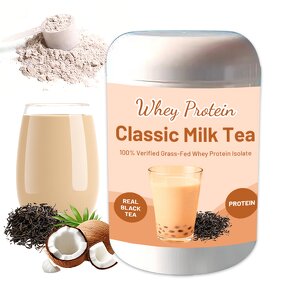 Milk Tea Powder Manufacturer - Private Label Low Caffeine Grass-Fed Isolate Classic Black