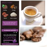 Mushroom Coffee Manufacturer - Private Label Mushroom Coffee Arabica Capsule Lions Mane Mushroom Powder