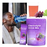 Electrolyte Powder Manufacturer - OEM Replenisher 6 Electrolytes Minerals Gluten Free Grape