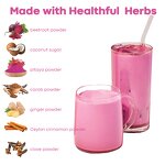 Superfood Latte Powder Manufacturer - OEM Superfood Instant Latte Digestion Support Beetroot Pitaya