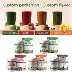 Superfood Powder Manufacturer - Private Label Super Greens Pineapple Mango Mushrooms Probiotics Fiber