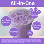 Collagen Mushroom Milk Tea Powder Manufacturer - Instant Taro Flavor Beauty Hydrolyzed Collagen