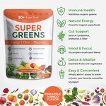 Superfood Powder Manufacturer - Private Label Super Greens Pineapple Mango Mushrooms Probiotics Fiber