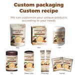 Chocolate Latte Powder Manufacturer - Private Label Superfood Chocolate Ashwagandha Mushrooms Caffeine Free