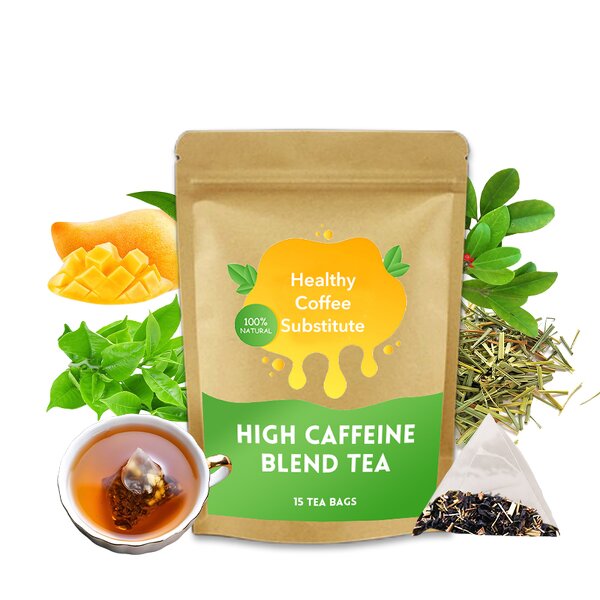 Herbal Tea Manufacturer - OEM Organic Black Tea Blend Yerba Mate Lemon Mango High Caffeine Energy