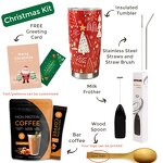 Holiday Gift Set Manufacturer - Christmas Package Women Men Festival Gift Sets Cup Milk Frother Holiday Labels