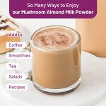 Almond Milk Powder Manufacturer - Design Label Mushroom Plant Extract Premium Organic Product