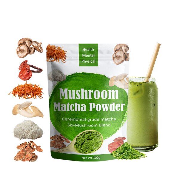 Matcha Powder Manufacturer - Custom Organic MCT Oil Immune Support Superfood Mushroom Matcha Powder