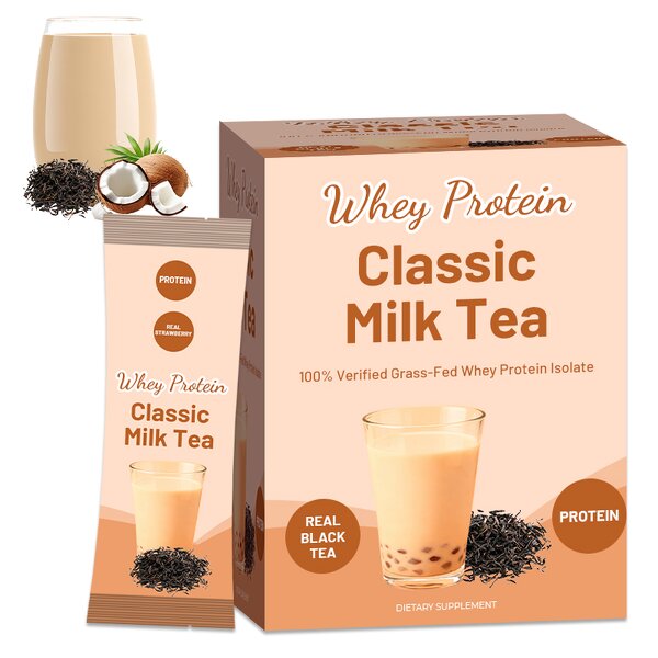 Milk Tea Powder Manufacturer - Private Label 100% Grass-Fed Isolate Classic Black Flavor