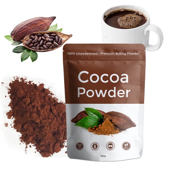 Cocoa Powder Manufacturer - OEM Chocolate Taste Hot Cocoa Natural Unsweetened Premium Baking Drinking