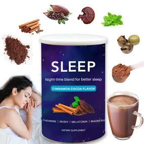 Sleep Drink Powder Manufacturer - OEM Better Sleep Improved Memory Chocolate Flavored Print Paper Tube