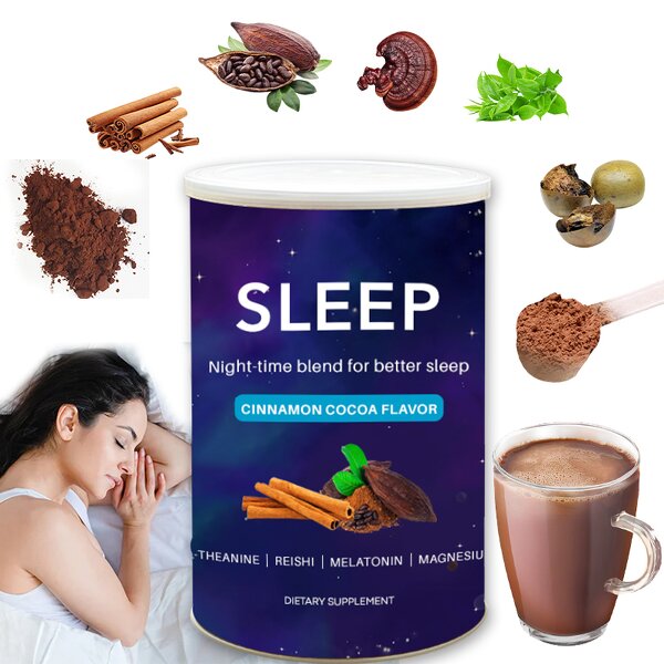 Sleep Drink Powder Manufacturer - OEM Better Sleep Improved Memory Chocolate Flavored Print Paper Tube