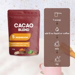 Cocoa Powder Manufacturer - Private Label Nootropic Caffeine Free Sugar Free Mushroom Cacao Powder