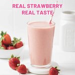 Milk Tea Manufacturer - Private Label Natural Strawberry Low Caffeine Grass-Fed Whey Protein